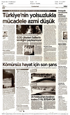Cumhuriyet 13/11/2015