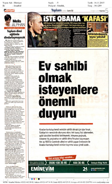 Hürriyet 16/11/2015