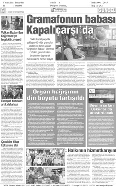 Tünaydın 09/11/2015