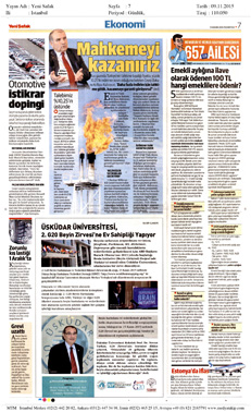Yeni Şafak 09/11/2015