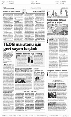 Yeni Çağ 15/11/2015
